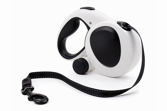5m Auto Retractable Dog Leash with LED Light Pet Walking Lead for Small Medium Large Dogs - M V1263-JX-6250-1