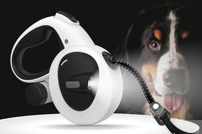 5m Auto Retractable Dog Leash with LED Light Pet Walking Lead for Small Medium Large Dogs - L V1263-JX-6250-2