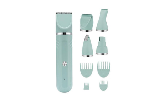 4-in-1 Dog Clipper Dog Grooming Kit with 4 Blade Heads -Green V1263-JX-6256-2