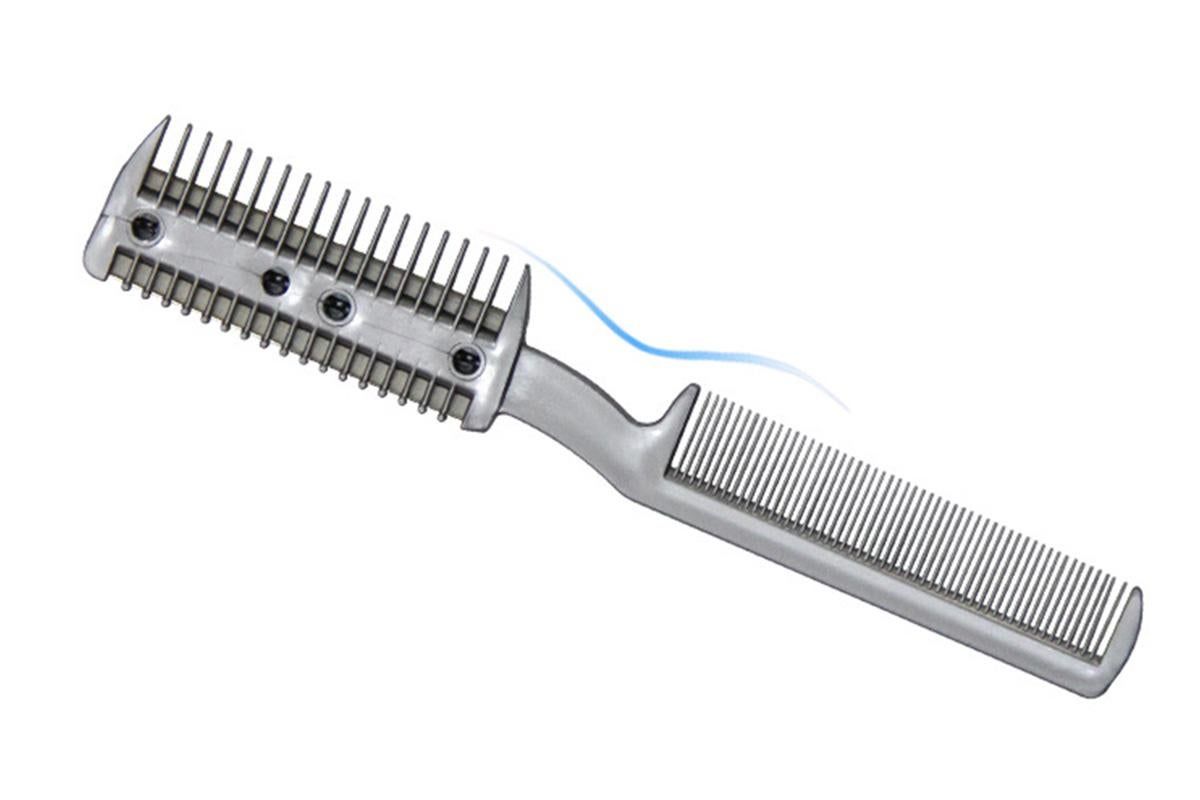 Two Sided Pet Grooming Comb with Razor for Dog Cat Fur Trimming and Thinning V1263-JX-6258