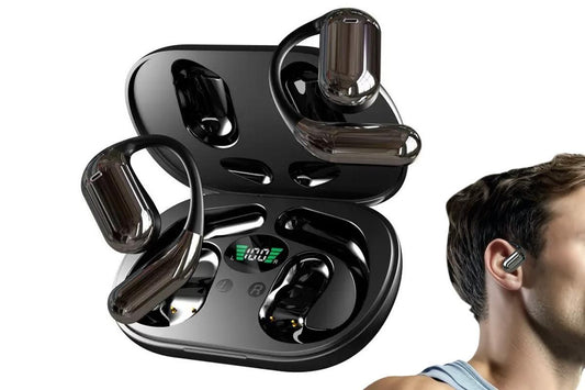 Real-Time AI Translation Earbuds Wireless Headphones for Travel Meetings Learning - Black V1263-JX-6259-1