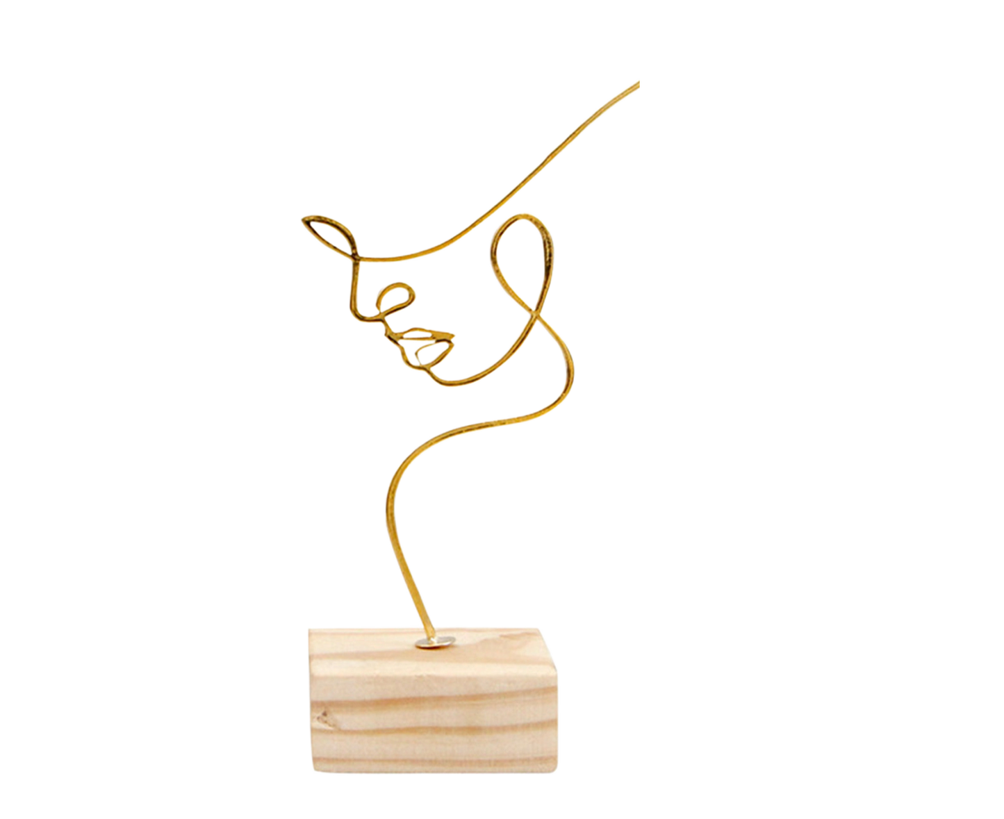 Artistic Sculpture for Home-Golden S V1263-JX-626
