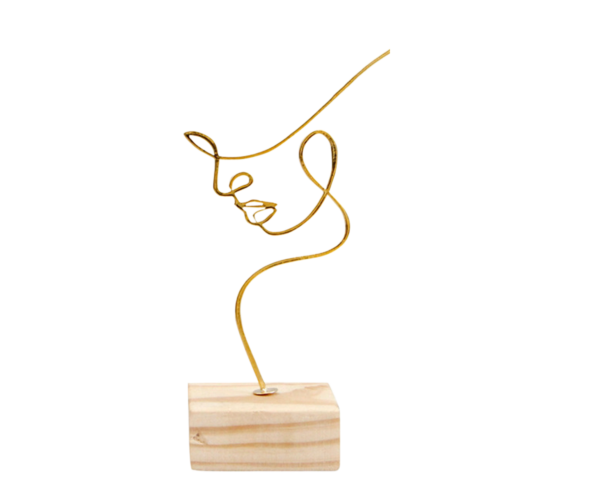 Artistic Sculpture for Home-Golden S V1263-JX-626