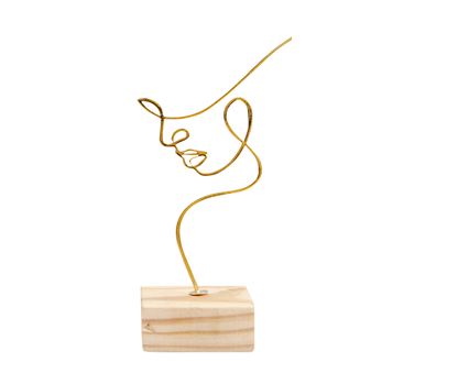 Artistic Sculpture for Home-Golden S V1263-JX-626