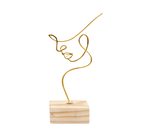 Artistic Sculpture for Home-Golden S V1263-JX-626