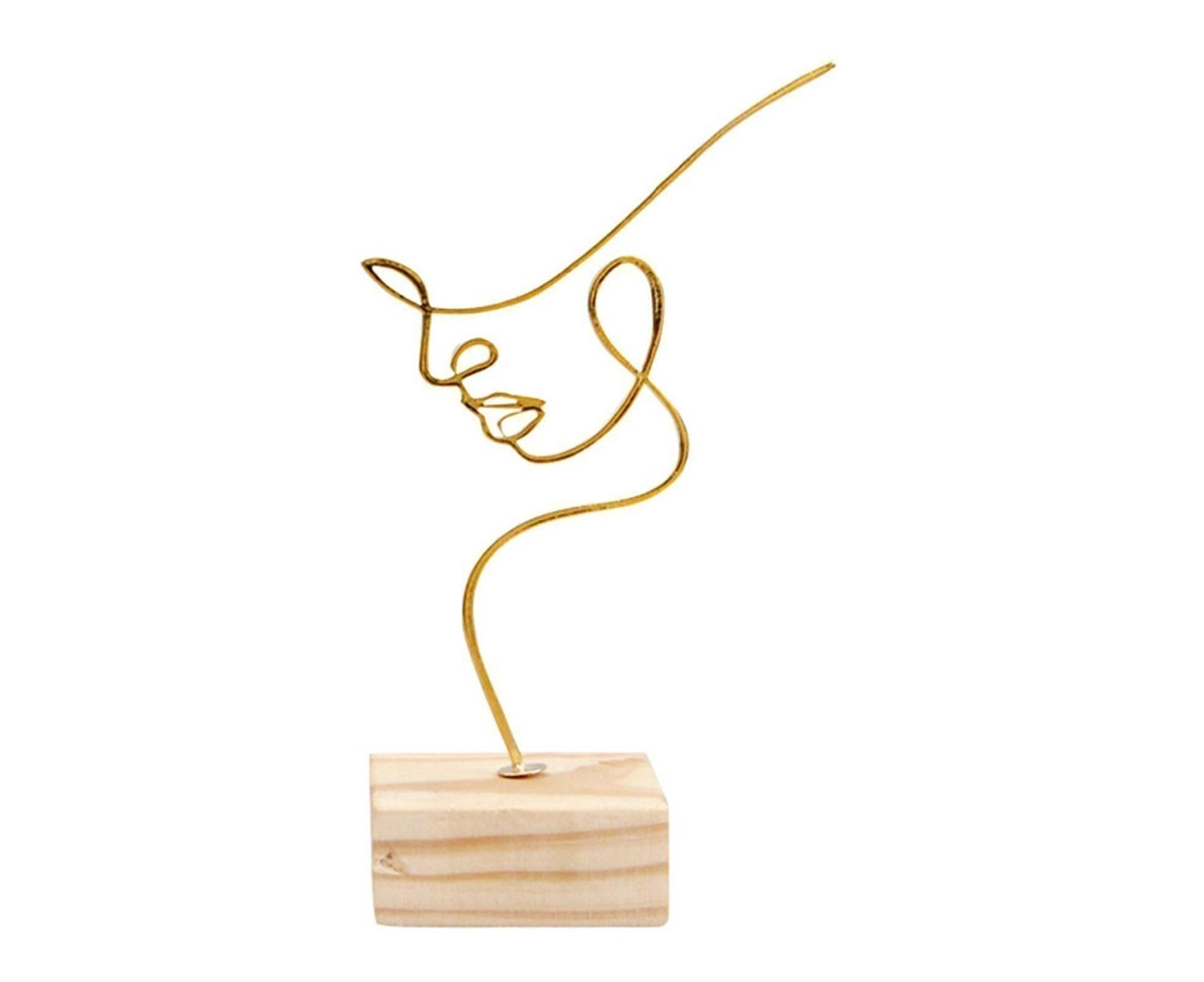 Artistic Sculpture for Home-Golden S V1263-JX-626