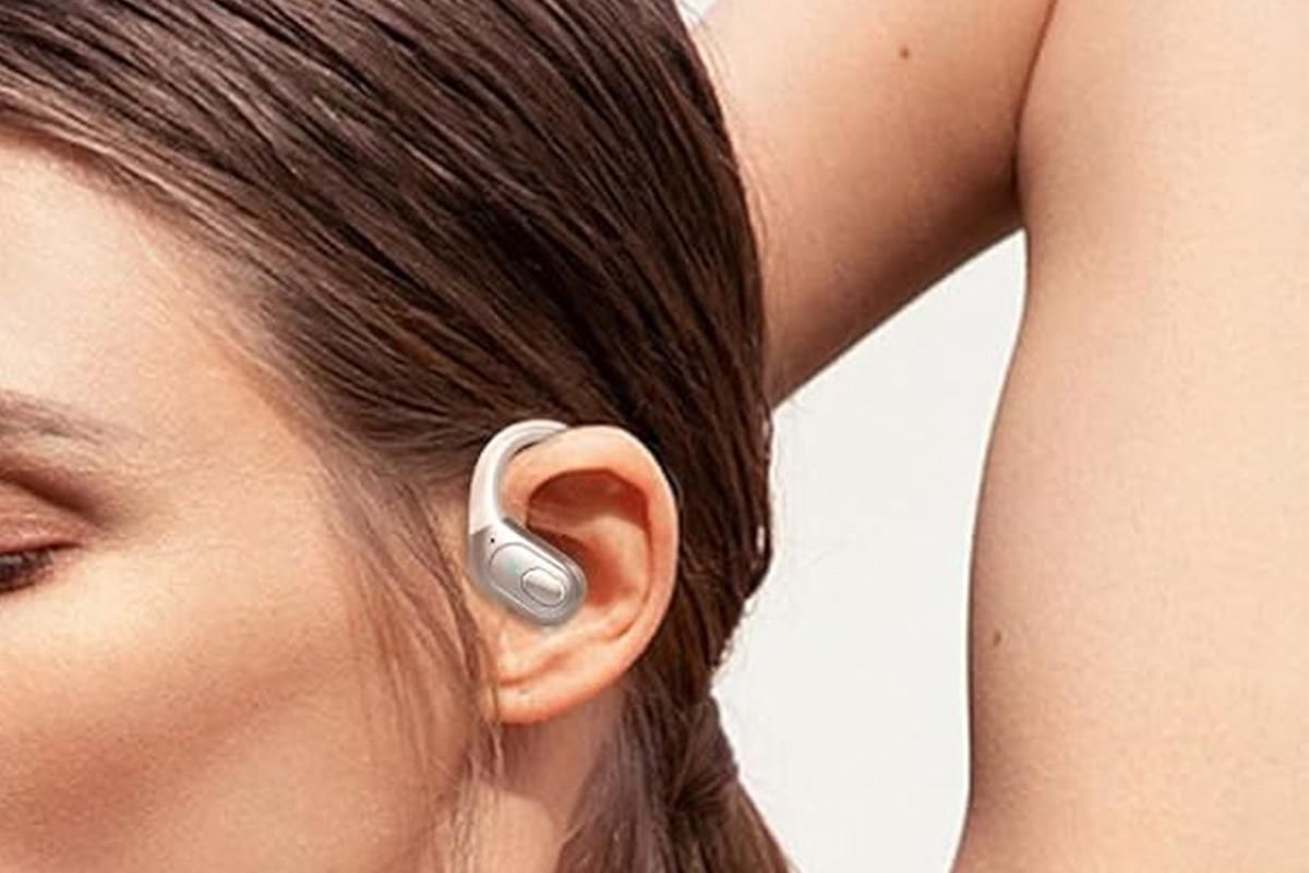 Wireless Bluetooth 5.4 Headphone Over Ear Bud IPX5 Waterproof Earphone for Sport Running - Rose Gold V1263-JX-6260-1