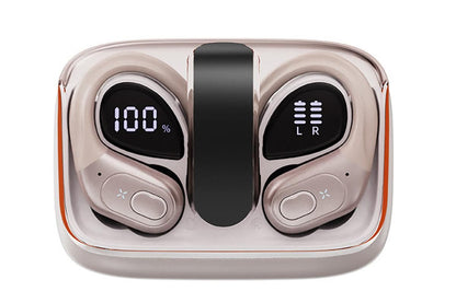 Wireless Bluetooth 5.4 Headphone Over Ear Bud IPX5 Waterproof Earphone for Sport Running - Rose Gold V1263-JX-6260-1
