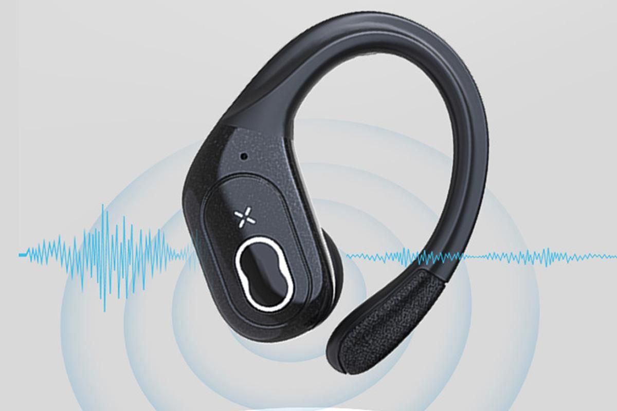 Wireless Bluetooth 5.4 Headphone Over Ear Bud IPX5 Waterproof Earphone for Sport Running - Black V1263-JX-6260-2