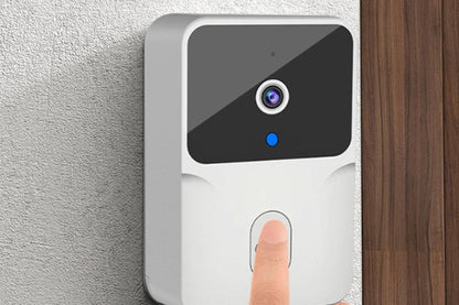 Wireless Doorbell Camera Video Door Bell Smart Intercom Security Phone Camera Indoor Outdoor - Black V1263-JX-6262-2