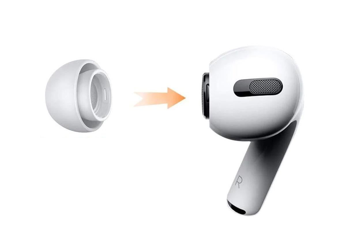 4 Pairs Replacement Ear Tips For AirPods Pro 2nd 1st Generation With Portable Storage Box V1263-JX-6263