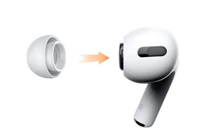 4 Pairs Replacement Ear Tips For AirPods Pro 2nd 1st Generation With Portable Storage Box V1263-JX-6263