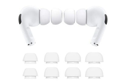 4 Pairs Replacement Ear Tips For AirPods Pro 2nd 1st Generation With Portable Storage Box V1263-JX-6263
