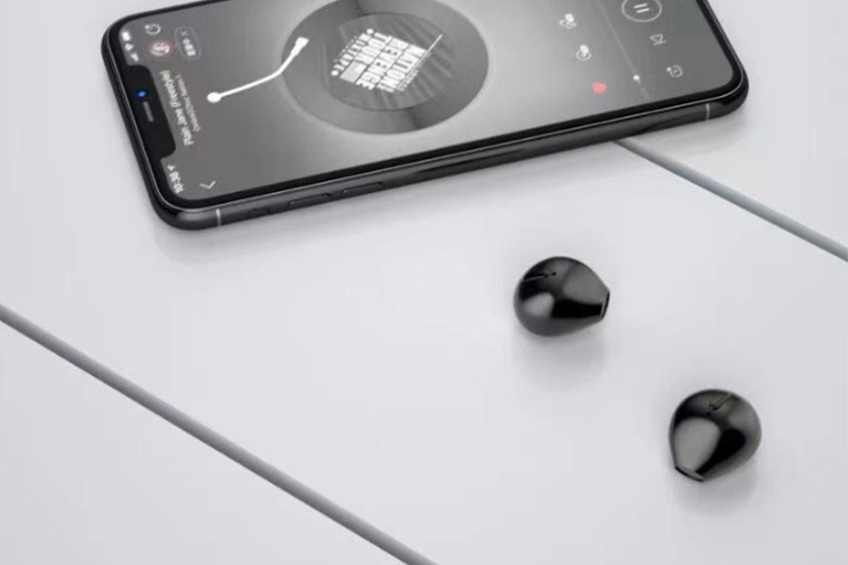 Sleep Earbuds for Side Sleepers Bluetooth Mini In-Ear Headphones for Rest - Black V1263-JX-6266-2