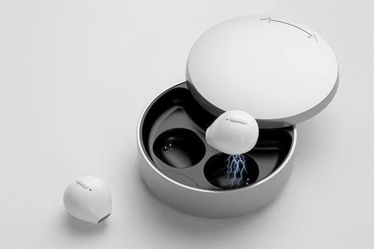 Sleep Earbuds for Side Sleepers Bluetooth Mini In-Ear Headphones for Rest - White V1263-JX-6266-3