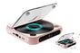 Portable CD Player Bluetooth 5.3 with HiFi Speakers Rechargeable Walkman Supports CD USB MP3 for Home - Pink V1263-JX-6271-1