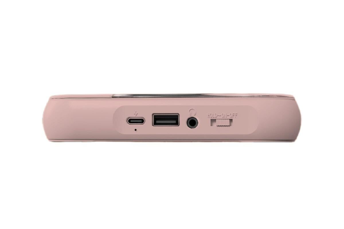 Portable CD Player Bluetooth 5.3 with HiFi Speakers Rechargeable Walkman Supports CD USB MP3 for Home - Pink V1263-JX-6271-1