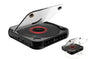 Portable CD Player Bluetooth 5.3 with HiFi Speakers Rechargeable Walkman Supports CD USB MP3 for Home - Black V1263-JX-6271-2