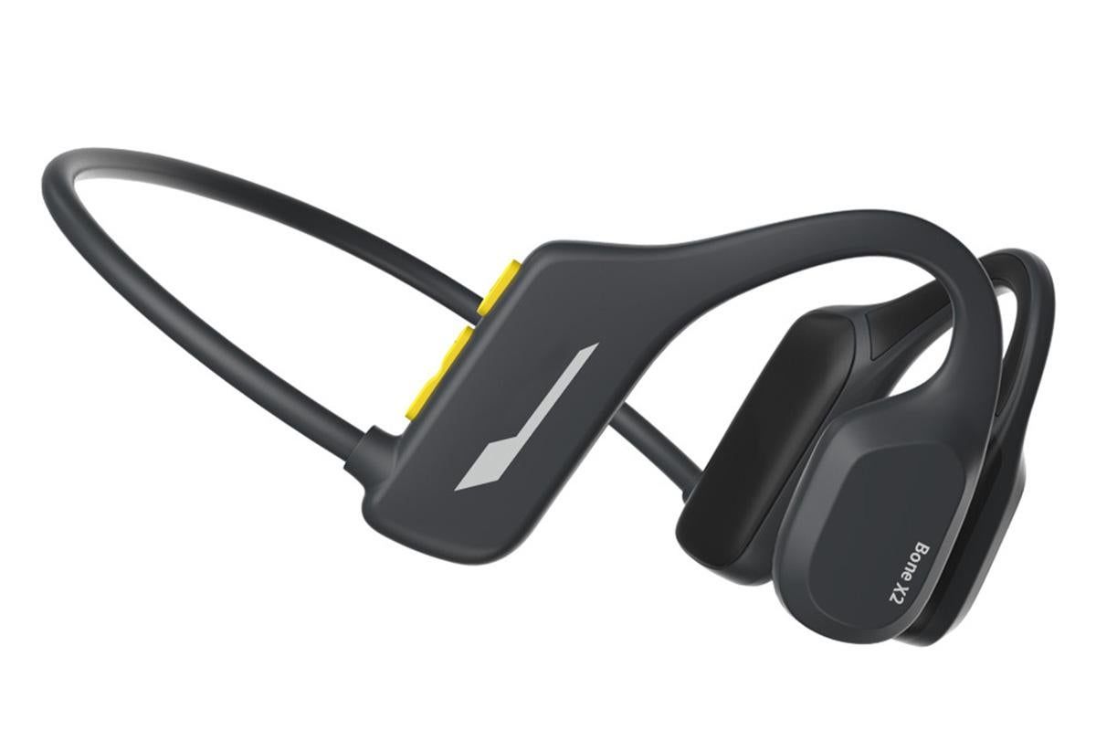 Bone Conduction Headphones Bluetooth Waterproof Sports Headset for Running Cycling Walking - Black V1263-JX-6272-2