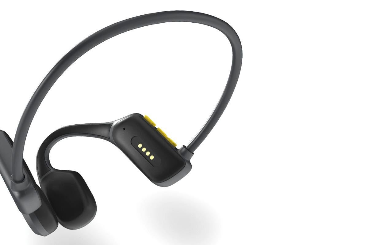 Bone Conduction Headphones Bluetooth Waterproof Sports Headset for Running Cycling Walking - Black V1263-JX-6272-2