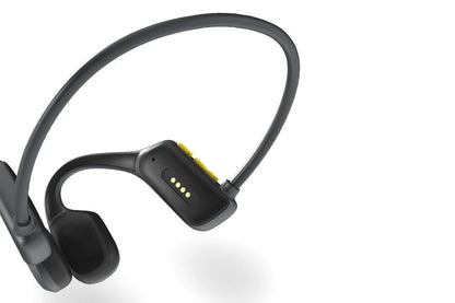 Bone Conduction Headphones Bluetooth Waterproof Sports Headset for Running Cycling Walking - Black V1263-JX-6272-2