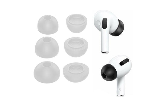 Replacement Ear Tips for AirPods Pro Memory Foam Ear Buds Anti-Slip Eartips with Portable Storage Box -Gray V1263-JX-6275