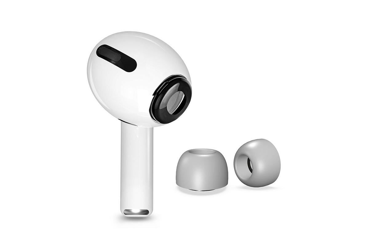 Replacement Ear Tips for AirPods Pro Memory Foam Ear Buds Anti-Slip Eartips with Portable Storage Box -Gray V1263-JX-6275