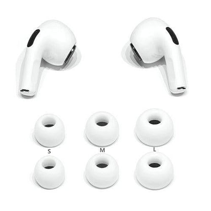 Replacement Ear Tips for AirPods Pro Memory Foam Ear Buds Anti-Slip Eartips with Portable Storage Box -Gray V1263-JX-6275