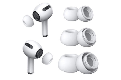 Replacement Ear Tips for AirPods Pro Memory Foam Ear Buds Anti-Slip Eartips with Portable Storage Box -Gray V1263-JX-6275