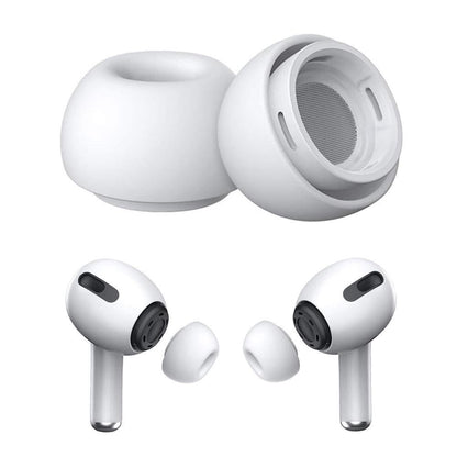 Replacement Ear Tips for AirPods Pro Memory Foam Ear Buds Anti-Slip Eartips with Portable Storage Box -Gray V1263-JX-6275