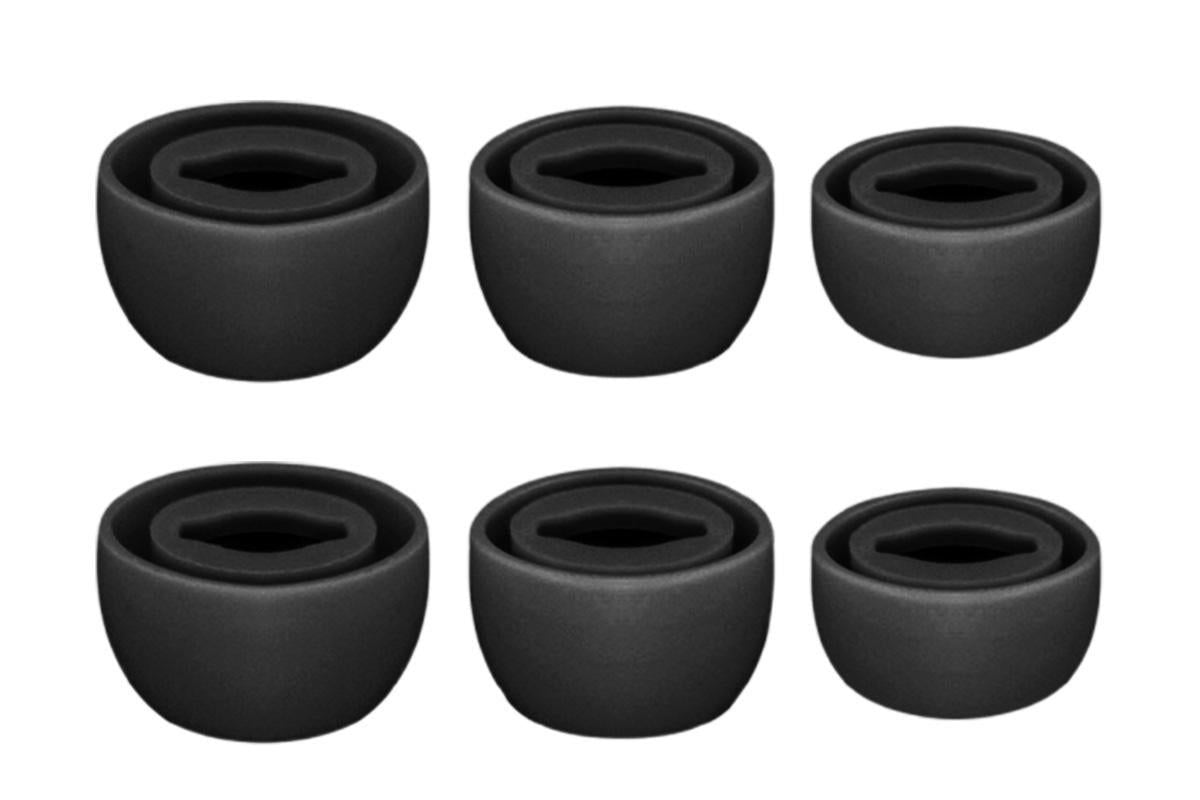 3-Pair Silicone Replacement Ear Tips for Samsung Galaxy Buds Pro - Black V1263-JX-6278-2