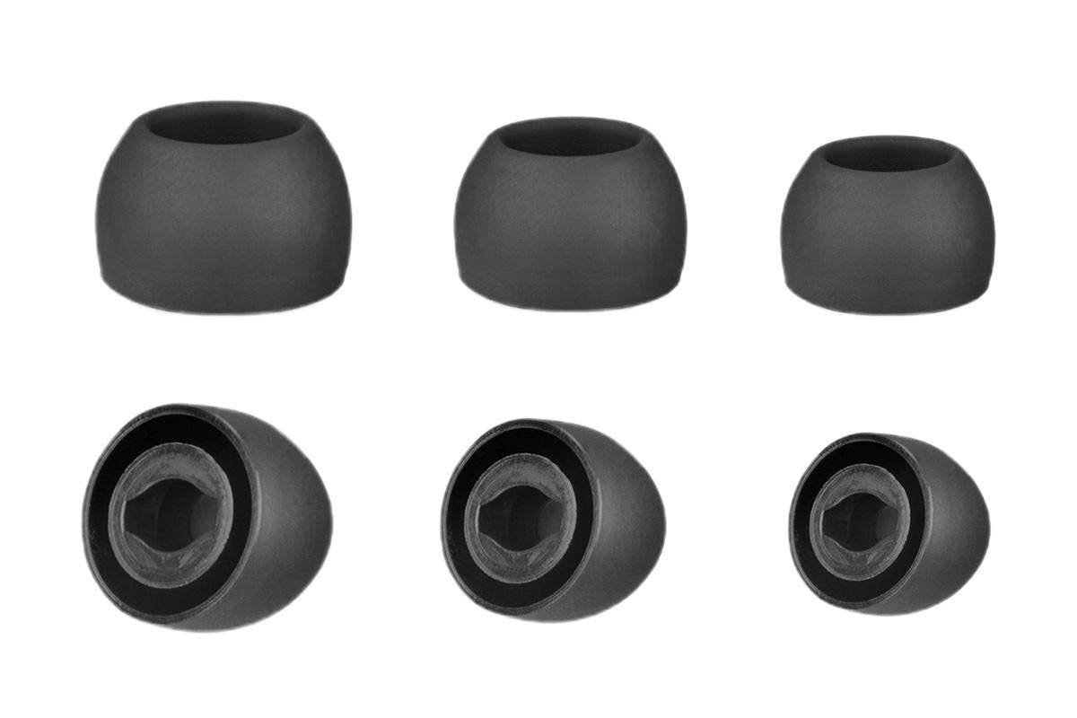 3-Pair Silicone Replacement Ear Tips for Samsung Galaxy Buds Pro - Black V1263-JX-6278-2