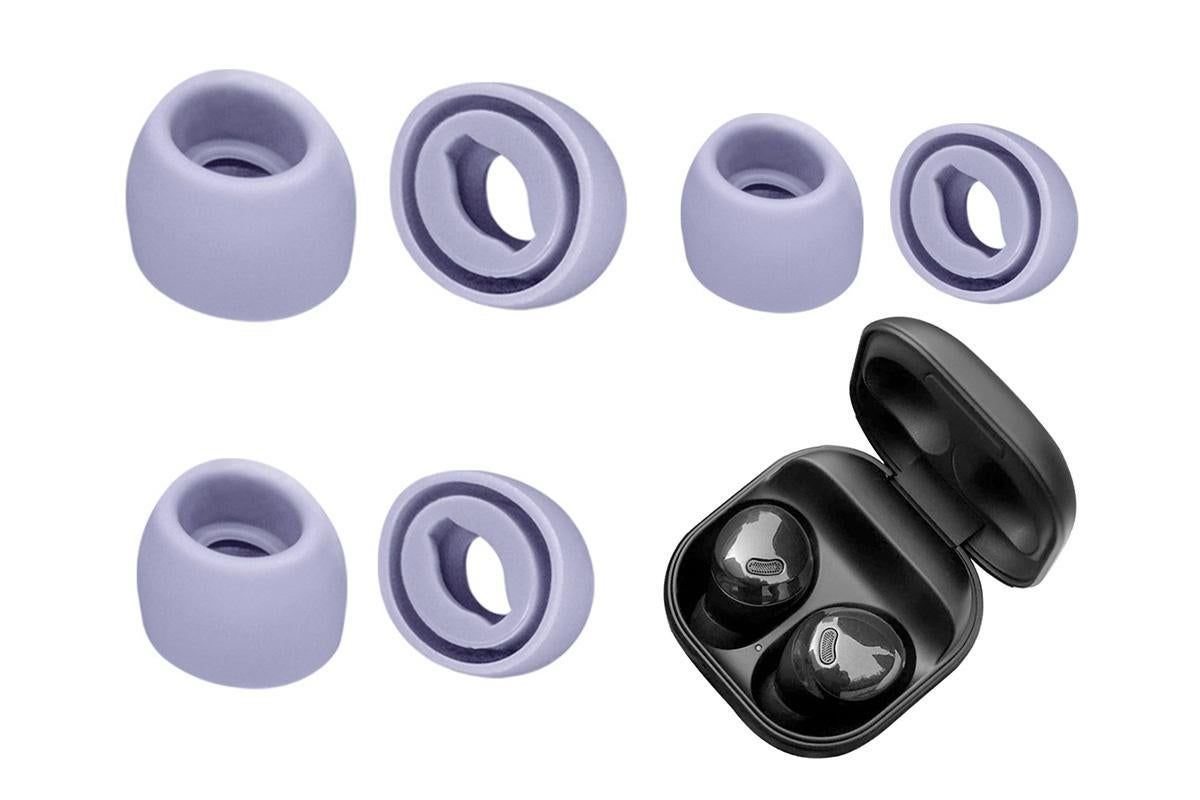 3-Pair Silicone Replacement Ear Tips for Samsung Galaxy Buds Pro - Purple V1263-JX-6278-3