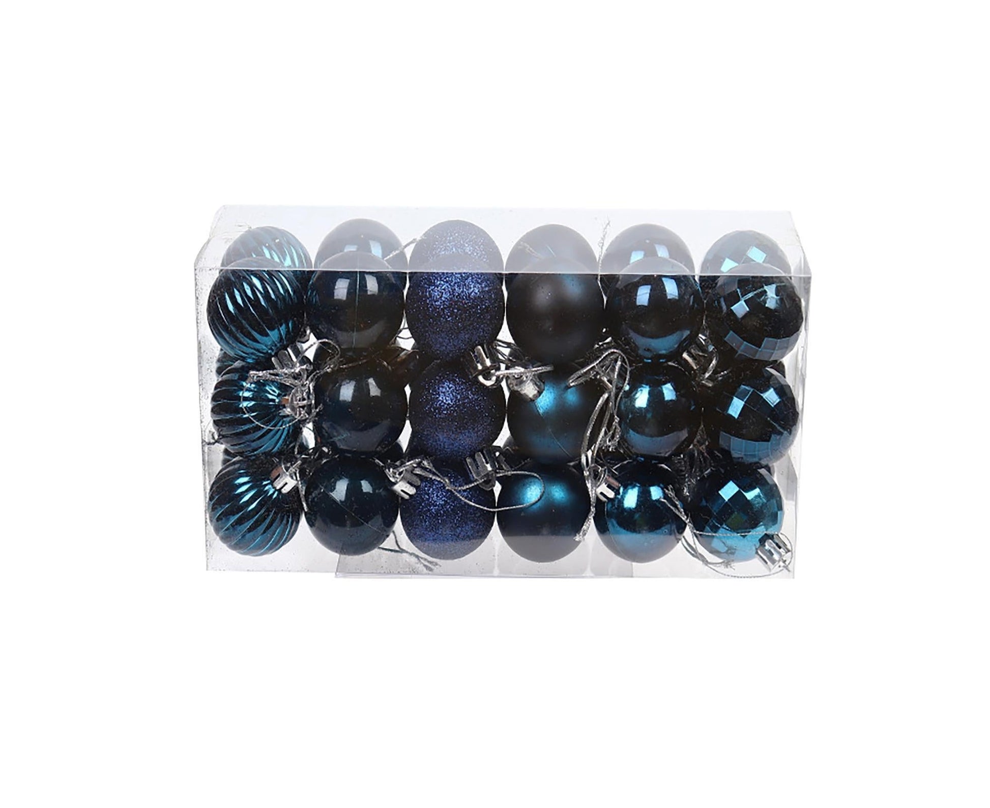 Anti-deform Xmas Tree Balls-Navy Blue V1263-JX-628