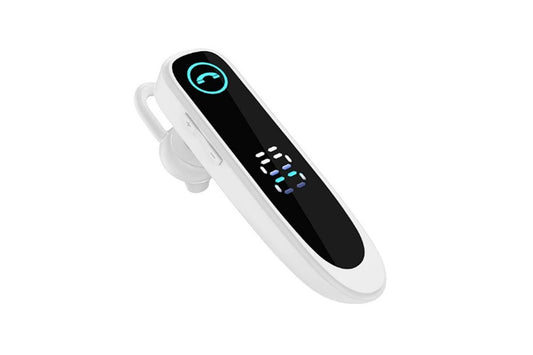 Bluetooth Earphone Single Ear Business Earbuds Ear Hook Super Long Standby IPX7 Waterproof Single Business V1263-JX-6280