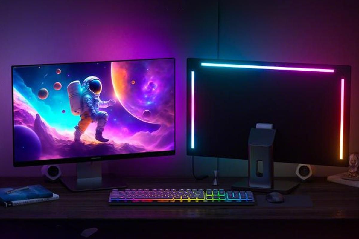 32 Inch RGB LED Monitor Backlight Strip Gaming Light for Computer Screen V1263-JX-6282