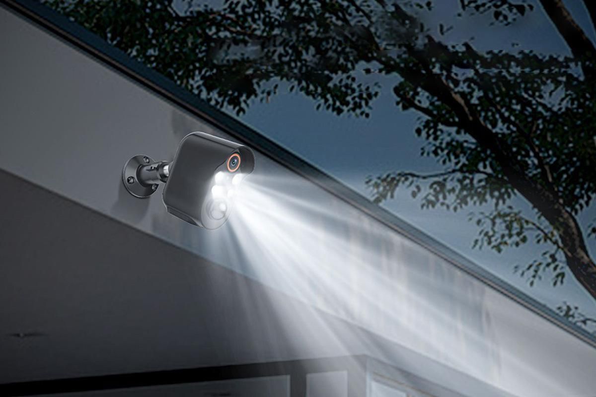 Security Cameras Wireless Outdoor Home Indoor Camera with Color Night Vision Motion Detection -Black V1263-JX-6284-1