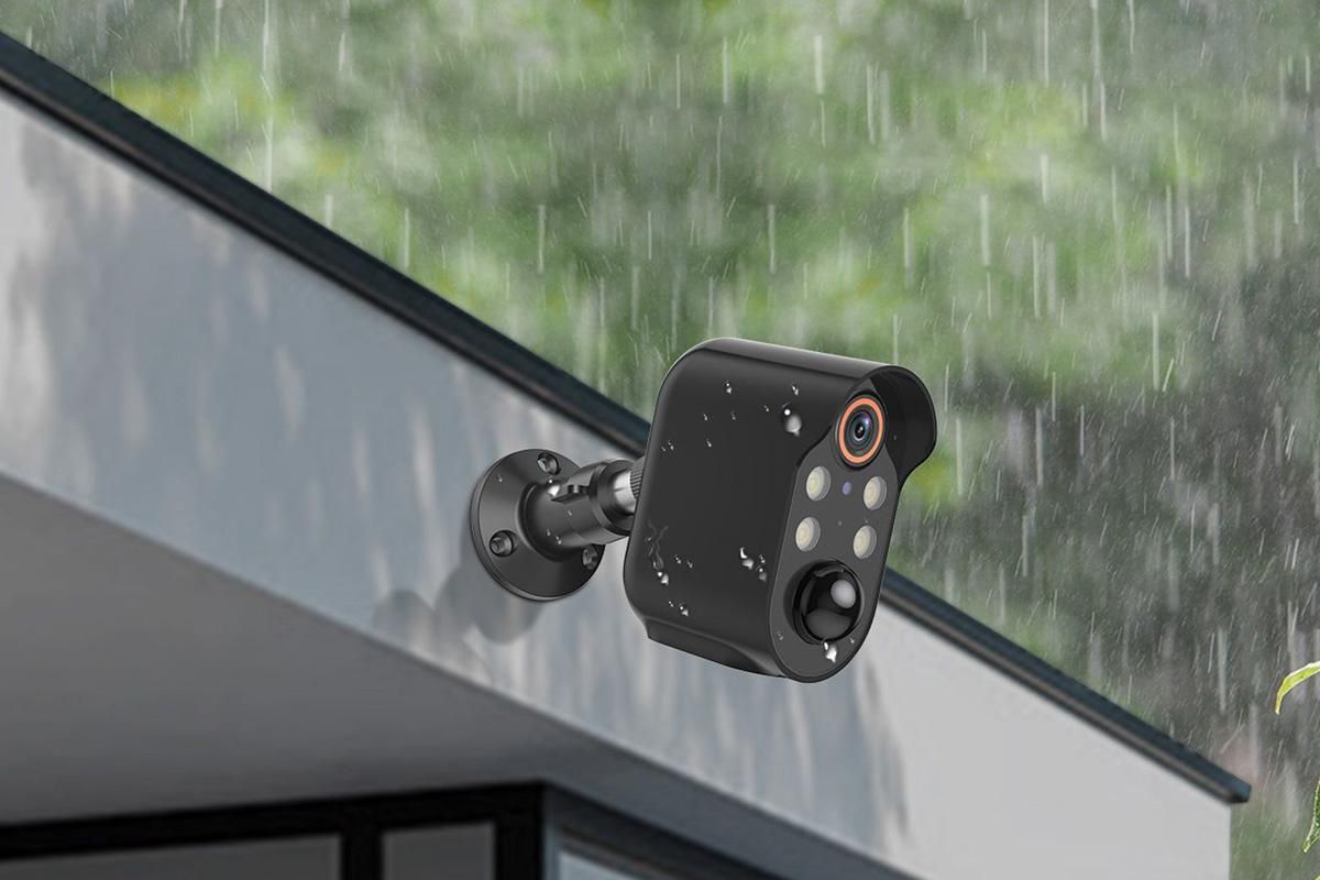 Security Cameras Wireless Outdoor Home Indoor Camera with Color Night Vision Motion Detection -Black V1263-JX-6284-1