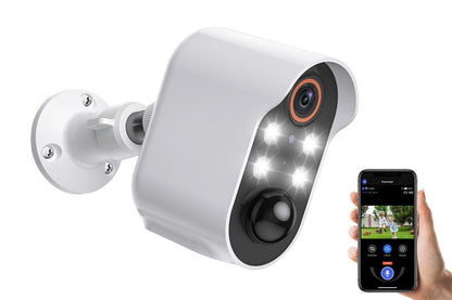 Security Cameras Wireless Outdoor Home Indoor Camera with Color Night Vision Motion Detection -White V1263-JX-6284-2