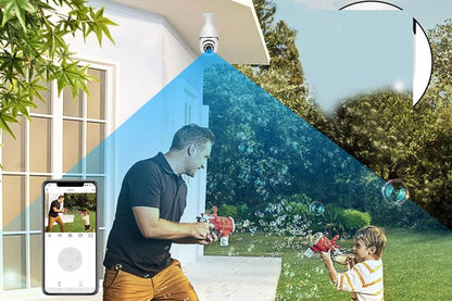 Light Bulb Security Camera HD WiFi IP Security Lamp Camera Bulb Light Camera Wireless WiFi Light Security V1263-JX-6286