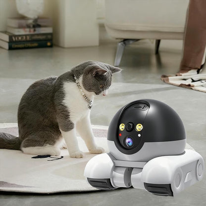 Tank Shape Smart Security Camera with Dual Screen Monitoring V1263-JX-6288