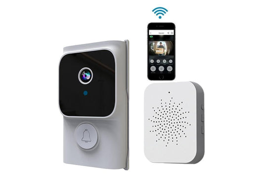 Wireless Smart Video Doorbell with Chime Intelligent Visual Doorbell View Security Doorbell Smart Doorbell V1263-JX-6293
