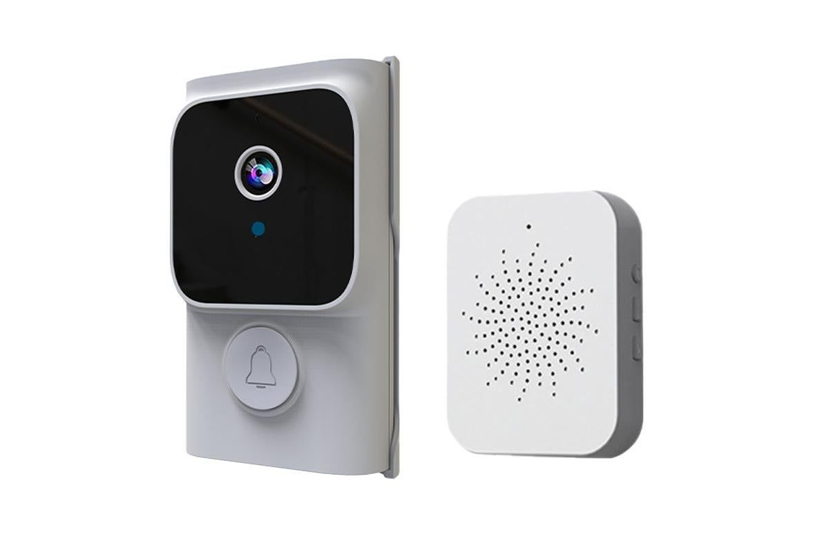 Wireless Smart Video Doorbell with Chime Intelligent Visual Doorbell View Security Doorbell Smart Doorbell V1263-JX-6293