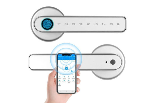 Fingerprint Lock Smart Fingerprint Door Lock Digital Password Door Lock Smart Door Knob Door Knob with Lock V1263-JX-6295