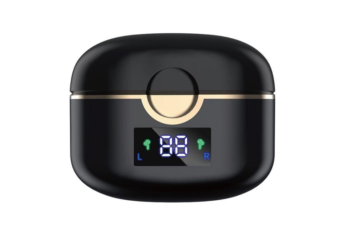 Wireless Earbuds Bluetooth Headphones Wireless Charging Case LED Display Over Ear Buds Mini Wireless Earbuds V1263-JX-6297