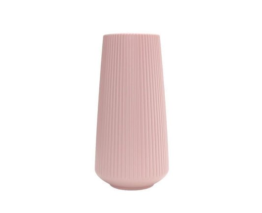 Plastic Nordic Style Vase Dried Flower Arrangement Pot Holder Home Office Decor-Pink V1263-JX-630