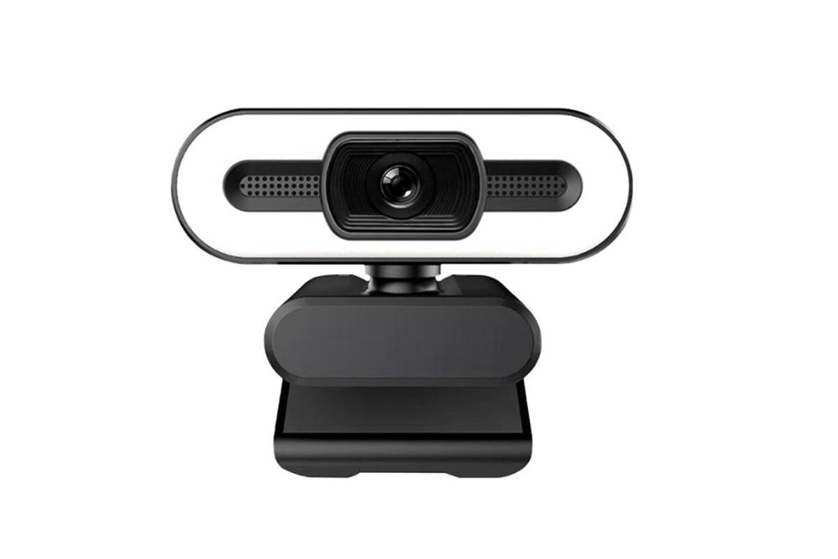 4K Webcam for PC with Light Computer Camera with Built-in Microphone Plug & Play USB Webcam V1263-JX-6303