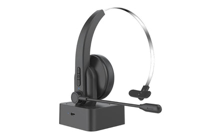 Wireless Headset with Mic for Work Bluetooth Headsets with Dual Noise Cancelling Microphone for V1263-JX-6306