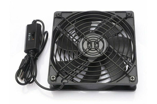 USB Cooling Fan with Speed Controller for Computer Case PC CPU Case DC 5V Office Use V1263-JX-6308