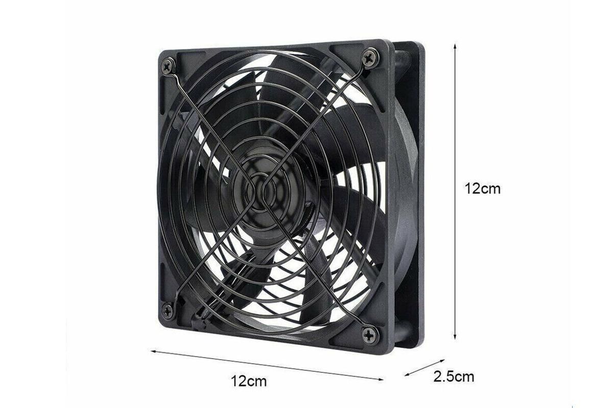 USB Cooling Fan with Speed Controller for Computer Case PC CPU Case DC 5V Office Use V1263-JX-6308